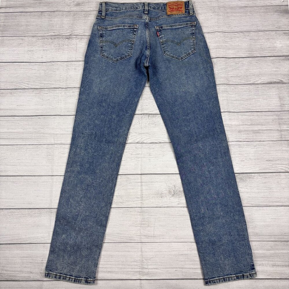 Levis Mens 511 Slim Fit Denim Jeans W32 L34 Medium Wash Cotton - Picture 3 of 16